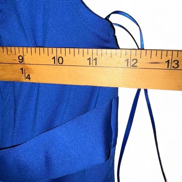 Fashion Nova Blue Strappy Jumpsuit - Picture 5 of 9